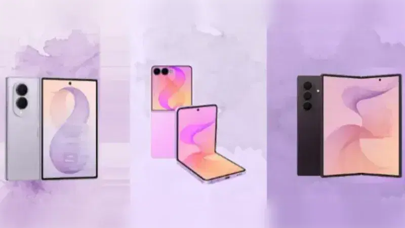 Samsung Galaxy Z Flip8, Fold8 and Fold8 Ultra
