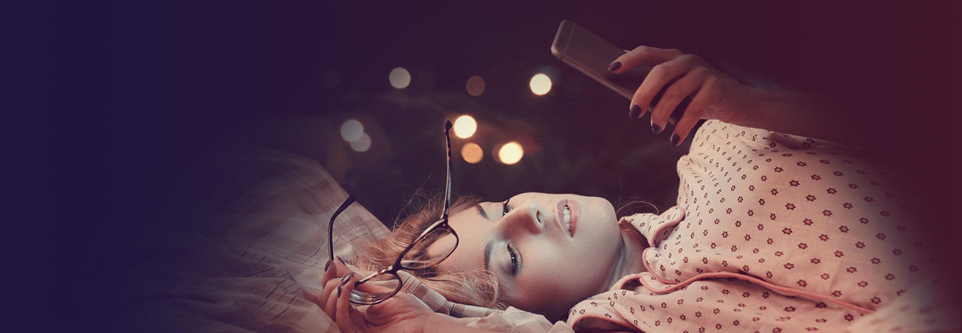 smartphone before bed